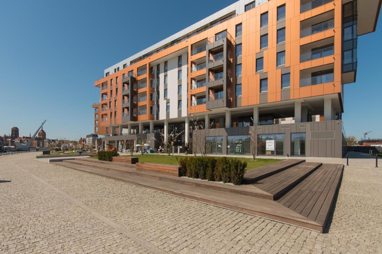Citystay Brabank Apartament Nad Motlawa Gdańsk Kültér fotó