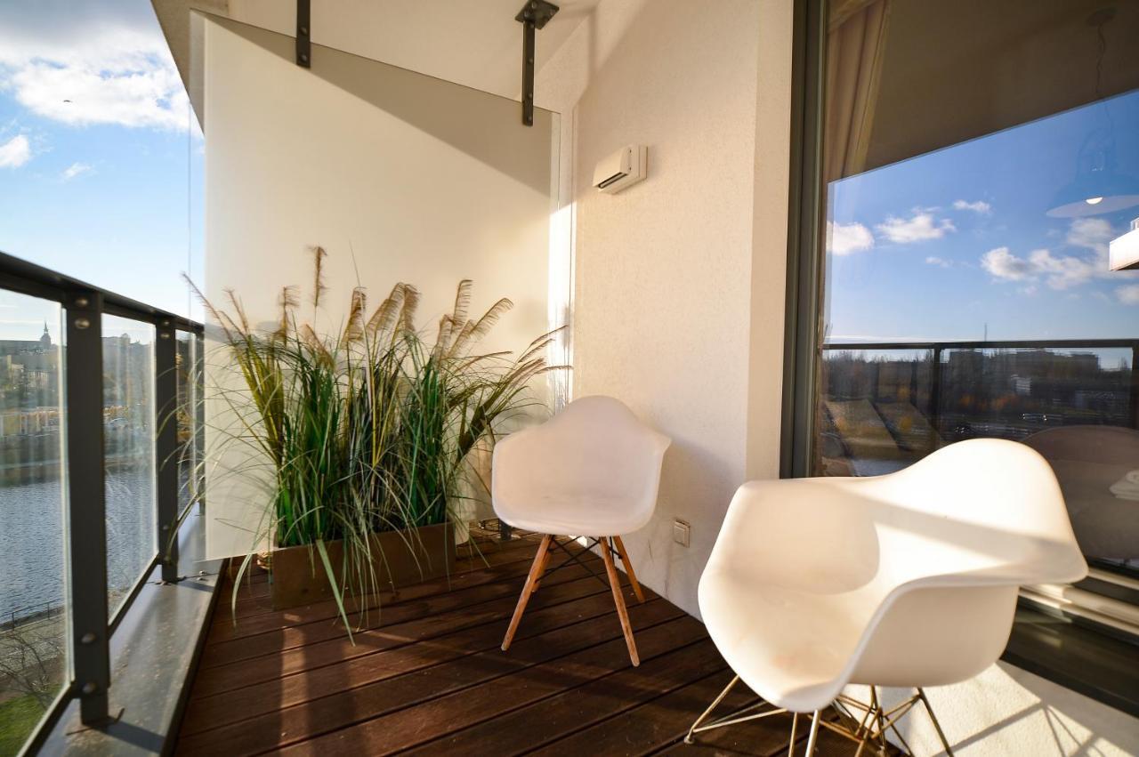 Citystay Brabank Apartament Nad Motlawa Gdańsk Kültér fotó