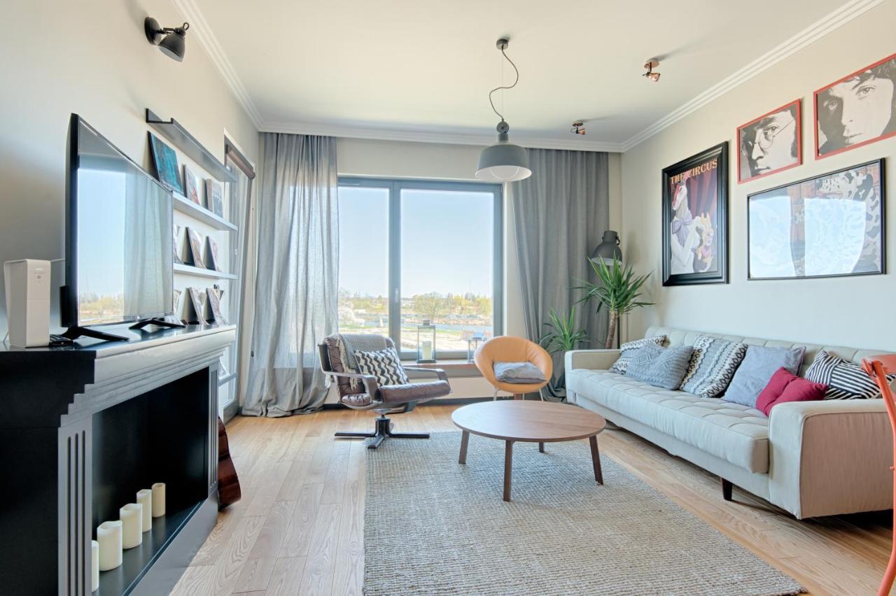 Citystay Brabank Apartament Nad Motlawa Gdańsk Kültér fotó